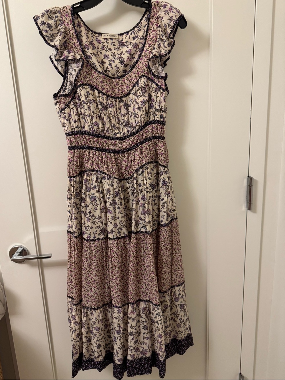 ULLA JOHNSON: Odelia MIDI Dress Size Small